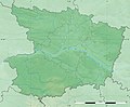 Physical map of the department of Maine-et-Loire Also : as in 2011